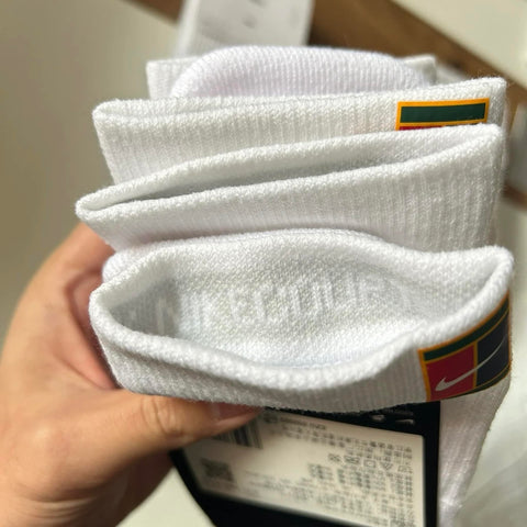 Nike Court Multiplier Cushioned Crew Sock 2 Pairs Sports Tennis Socks