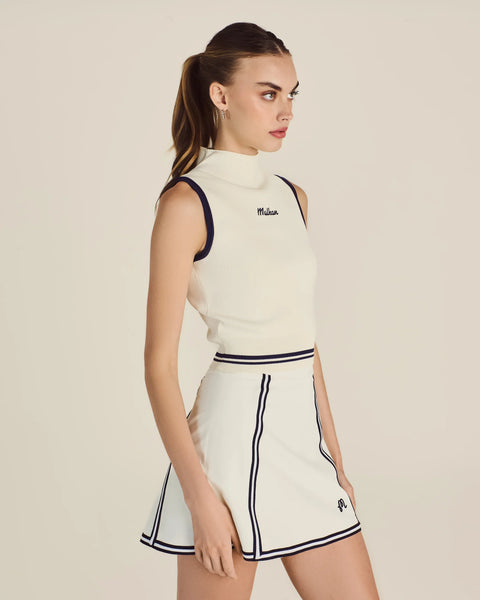 Malbon Kara Mock Neck Vest