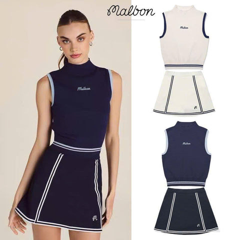 Malbon Kara Mock Neck Vest